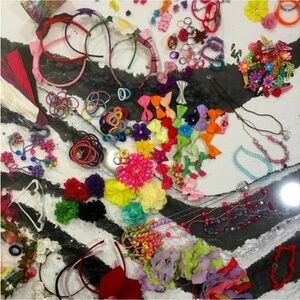 Girls hair accessories and assorted jewelry